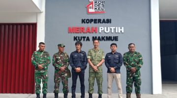 Dandim 0116/Nagan Raya Bersama Pengawas KDKMP dari PT Agrinas Cek Pembangunan KDKMP yang sudah Jadi di Desa Kuta Makmue
