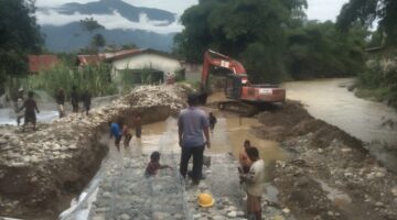 Material Batu Proyek Bronjong Di Kutacane Lama Aceh Tenggara Banyak Ukuran Kecil dan Tanpa Papan Informasi