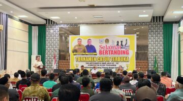 Gebrakan HUT ke-52! Bupati Aceh Tenggara H. M. Salim Fakhry Resmi Buka Turnamen Catur Terbuka