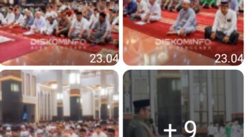 Sambut Tahun Baru Islam 1448 H, Kasat Binmas Polres Aceh Tenggara Hadiri Zikir dan Doa Bersama di Masjid Agung At-Taqwa.