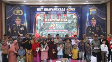 Sambut HUT Bhayangkara ke-80, Polres Simalungun Gelar Doa Bersama Lintas Agama dan Bagikan Sembako untuk Lansia hingga Anak Yatim