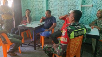 Menjalin Silaturahmi Babinsa Posramil Beutong Ateuh Banggalang Komsos dengan Tokoh Masyarakat