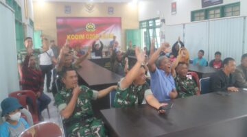 Gol Extra Time Argentina Pecahkan Suasana Nobar di Kodim 0206/Dairi, Komsos TNI-Rakyat Semakin Solid