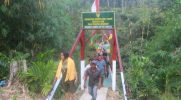 Kodim 0206/Dairi Rampungkan Rehabilitasi Jembatan Perintis Lae Bening, Bukti Nyata TNI Hadir untuk Rakyat