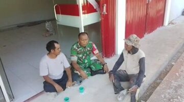Melalui Komsos Babinsa Koramil 02/Seunagan Ciptakan Keakraban Dengan Warga Binaan