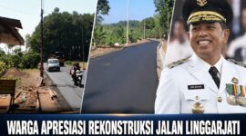 Foto Gubenur Jabar (KDM) dan Hasil Rekonstruksi jalan Linggarjati,Kuningan.
