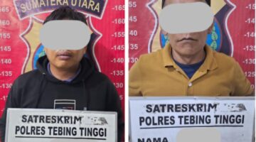 Jatanras Elang Sakti Polres Tebingtinggi Tangkap Dua Tersangka Pembakaran & Perusakan Di PT. Bridgestone
