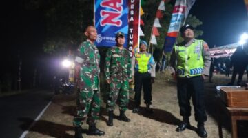Babinsa Koramil Slogohimo Bersama Anggota Polsek Laksanakan Patroli Malam untuk Jaga Keamanan Wilayah