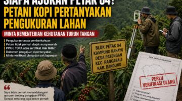 Siapa Ajukan Petak 84? Petani Kopi Pertanyakan Pengukuran Lahan, Minta Kementerian Kehutanan Turun Tangan