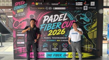 17 Perusahaan Fiber Optik Ramaikan PADEL FIFER CUP 2026, PT BIT Rebut Piala Bergilir