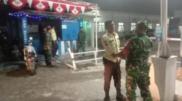 Anggota Koramil 01/Kuala Laksanakan Patroli Wilayah, Jaga Keamanan dan Ketertiban