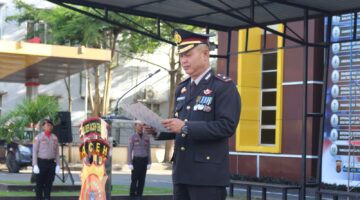 Semangat Kemerdekaan, Wakapolres Aceh Tenggara Pimpin Upacara HUT RI ke-81 di Mapolres