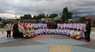 Dandim 0108/Agara Dan Forkopimda Ikuti Upacara Penurunan Bendera Merah Putih HUT ke-81 Republik Indonesia