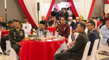 Peringati HUT Ke-81 RI, Dandim 0201/Medan Ikuti Upacara Detik-Detik Proklamasi Secara Live Streaming di Pendopo Rumah Dinas Walikota Medan