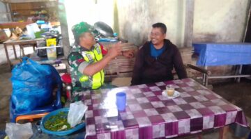 Tetap jalin silaturahmi Babinsa Koramil 04 Beutong pertebal komunikasi sosial terhadap Warga Desa Binaannya