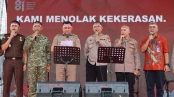 JJOS Kapolres Tanjung Priok dan Forkopimko Jakarta Utara Bersama Masyarakat Deklarasikan Anti Tawuran, Wujudkan Jakarta Utara yang Aman dan Kondusif