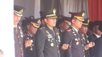 Dandim 0209/LB Hadiri Upacara Peringatan HUT Ke-81 Kemerdekaan RI di Lapangan Ika Bina Rantauprapat