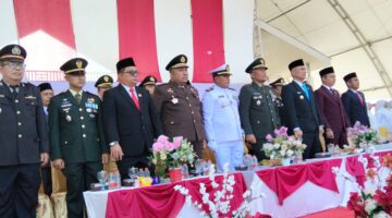 Gelora Semangat Kemerdekaan, Kodim 0209/LB Hadiri Upacara HUT RI di Labura