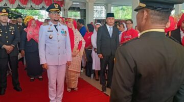 Khidmat Peringatan HUT Ke-81 RI di Labusel, Kodim 0209/LB Pastikan Sinergitas dan Kemanunggalan TNI-Rakyat
