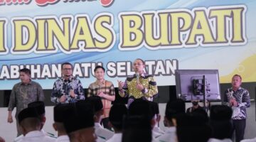 Puncak Semarak HUT Ke-81 RI, Dandim 0209/LB dan Forkopimda Labusel Pererat Silaturahmi di Malam Resepsi Kenegaraan
