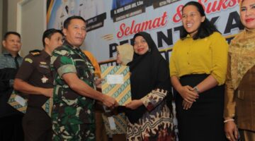 Sinergi Bersama Insan Pers, Kasdim 0209/LB Hadiri Pelantikan Pengurus PWI Labuhanbatu