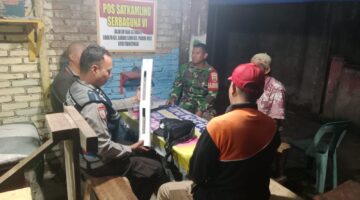 Polsek Padanghulu Sampaikan Pesan Kamtibmas Saat Sambang Di Pos Sat Kamling Serbaguna