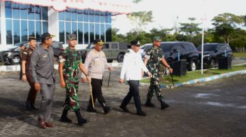 Kapolres Simalungun Turut Sambut Kunjungan Kerja Pangdam I/Bukit Barisan di Bumi Habonaron Do Bona