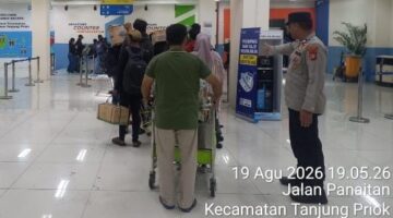 JJOS Pelayanan & Pengamanan Embarkasi KM Bukit Raya Tujuan Kijang Berlangsung Aman dan Lancar, 228 Penumpang Terlayani