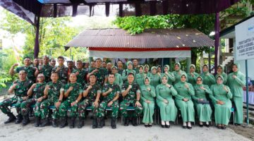 Kunjungan Kerja, Dandim 0308/Padang Pariaman Berikan Pengarahan Kepada Anggota Koramil 09/Batang Anai