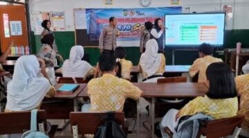 JJOS Police Goes to School, Polres Pelabuhan Tanjung Priok Edukasi Pelajar SMPN 261 Muara Angke tentang Kekerasan dan Bijak Bermedia Digital