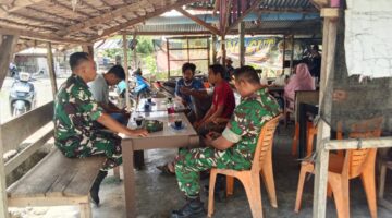 Babinsa Koramil 03/Seunagan Timur Jalin Komsos Dengan Warga Binaan