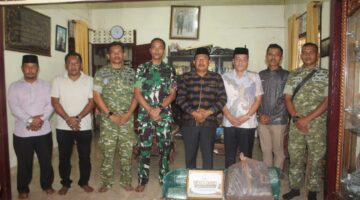 Dandim Nagan Raya Pererat Silaturahmi dengan Pimpinan Tharekat Syattariyah