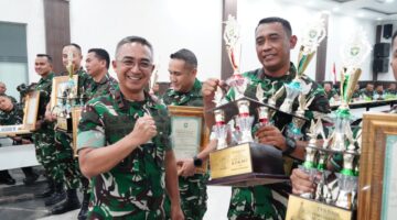 Kodim 0108/Agara Terima Penghargaan Prestasi KDKMP Terbaik dan Tercepat Pembangunan Jembatan Terbanyak