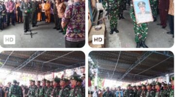Kasdim 0724/Boyolali Pimpin Upacara Pemakaman Militer, Lepas Prajurit Terbaik dengan Penghormatan Terakhir