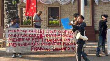 Lagi, AMP2K Gelar Demo Jilid III di Mabes Polri, Desak Kapolri Copot Kapolres Madina. 