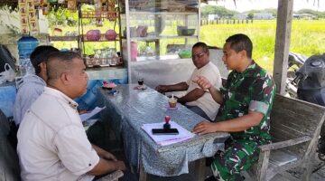 Babinsa jalin komsos bersama warga binaan