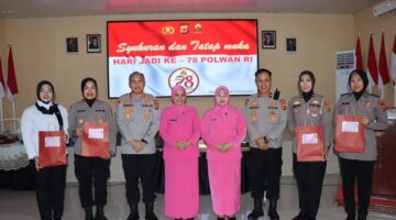 Syukuran dan Tatap Muka HUT Polwan ke-78, Kapolres Apresiasi Dedikasi Polwan Polres Aceh Tenggara