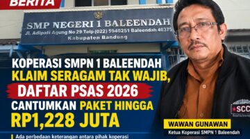 Koperasi SMPN 1 Baleendah Klaim Seragam Tak Wajib, Daftar PSAS 2026 Cantumkan Paket Hingga Rp1,228 Juta