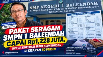 Paket Seragam SMPN 1 Baleendah Capai Rp1,228 Juta, Ketua Koperasi Sebut Keuntungan di Kisaran 50 Persen