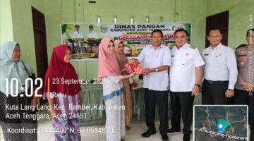 Untuk Menekan Harga Kebutuhan Bahan Pokok, Dinas Pangan Aceh Tenggara Gelar Pasar Murah, Wilayah Kecamatan Bambel dan Lawe Sumur