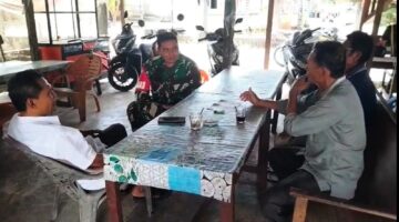 BABINSA KORAMIL 03 SENAGAN TIMUR BERSAMA WARGA KOMSOS DI DESA UTEUN PULO