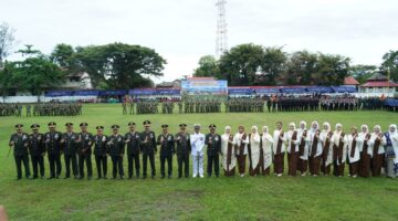 Dandim 0116/Nagan Raya Hadiri Upacara HUT ke-81 TNI di Lapangan Teuku Umar