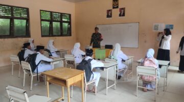 Babinsa Posramil Ketambe Sosialisasi Pencegahan Dan Pemberantasan Narkoba.Kepada Siswa SD