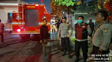 Polisi Selidiki Penyebab Kebakaran Empat Rumah di Asrama Polri Airud Cilincing