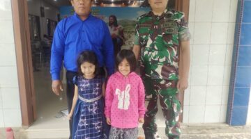 TNI Hadir Bersama Rakyat, Babinsa 03/Parongil Monitoring Ibadah Minggu