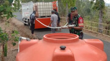 Air Bersih untuk Warga, Bukti Kepedulian Koramil 06/Batuwarno kepada Masyarakat Batuwarno
