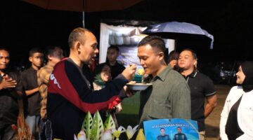 Sinergi Kuat Pertahanan Wilayah, Dandim 0209/LB Hadiri Syukuran Kenaikan Pangkat Danyon dan Wadanyon TP 956/SBA