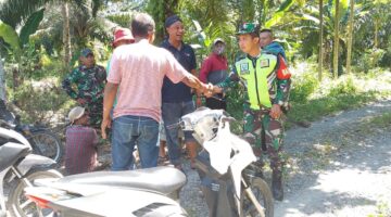 Rangkul Generasi Muda, Babinsa Koramil 01/Kuala Komsos Dengan Pemuda Desa
