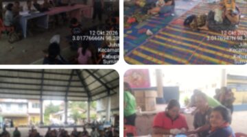 Cegah Stunting dan Tingkatkan Pengetahuan Pertanian, Polsek Juhar Hadiri Sosialisasi di Desa Juhar Ginting Sadanioga